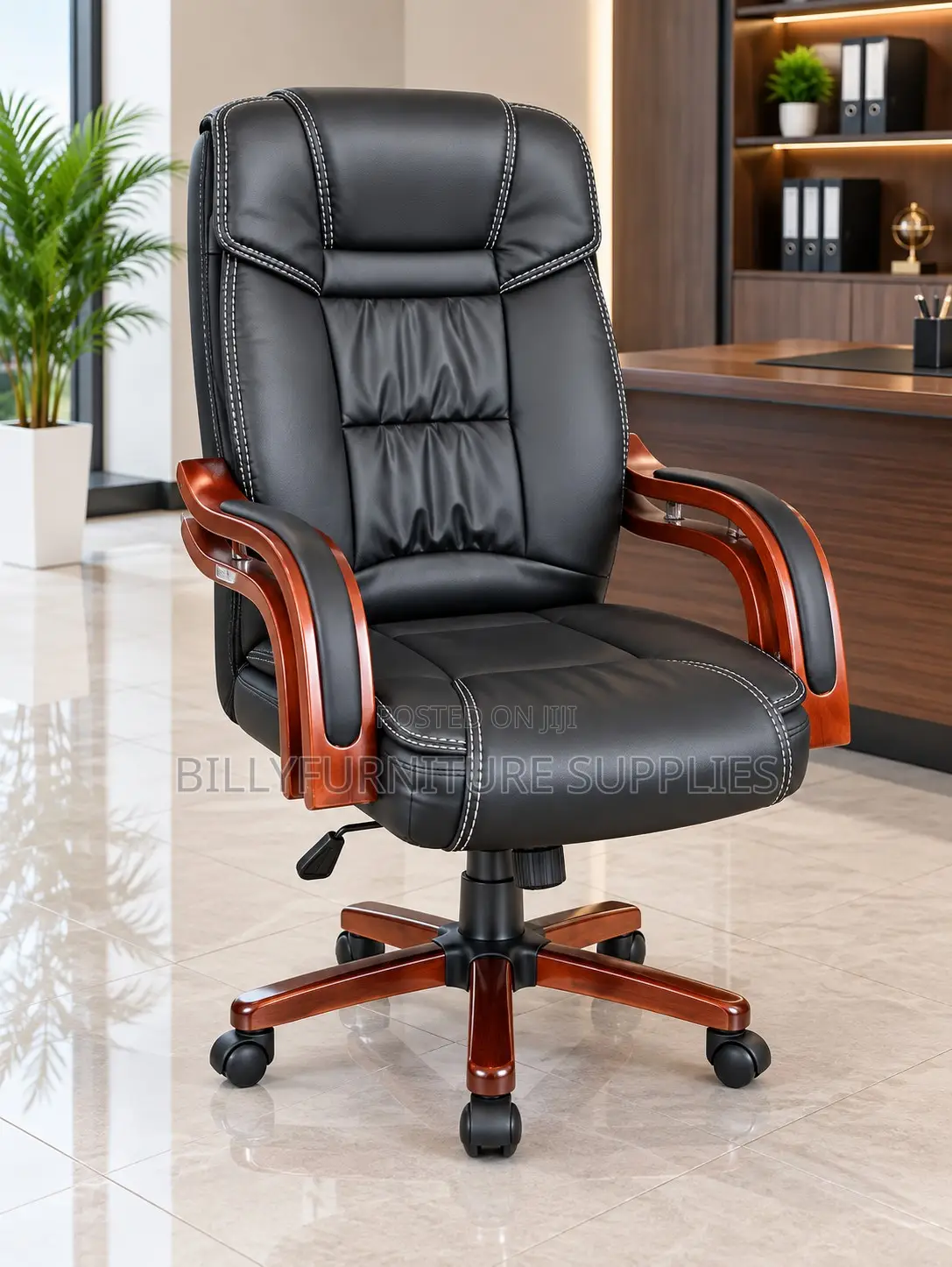 Executive Leather Swivel Chair