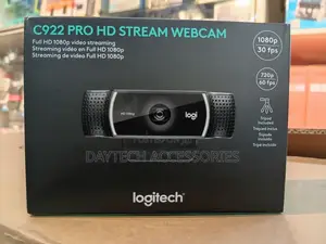 Logitech C922 Pro HD Stream Webcam.