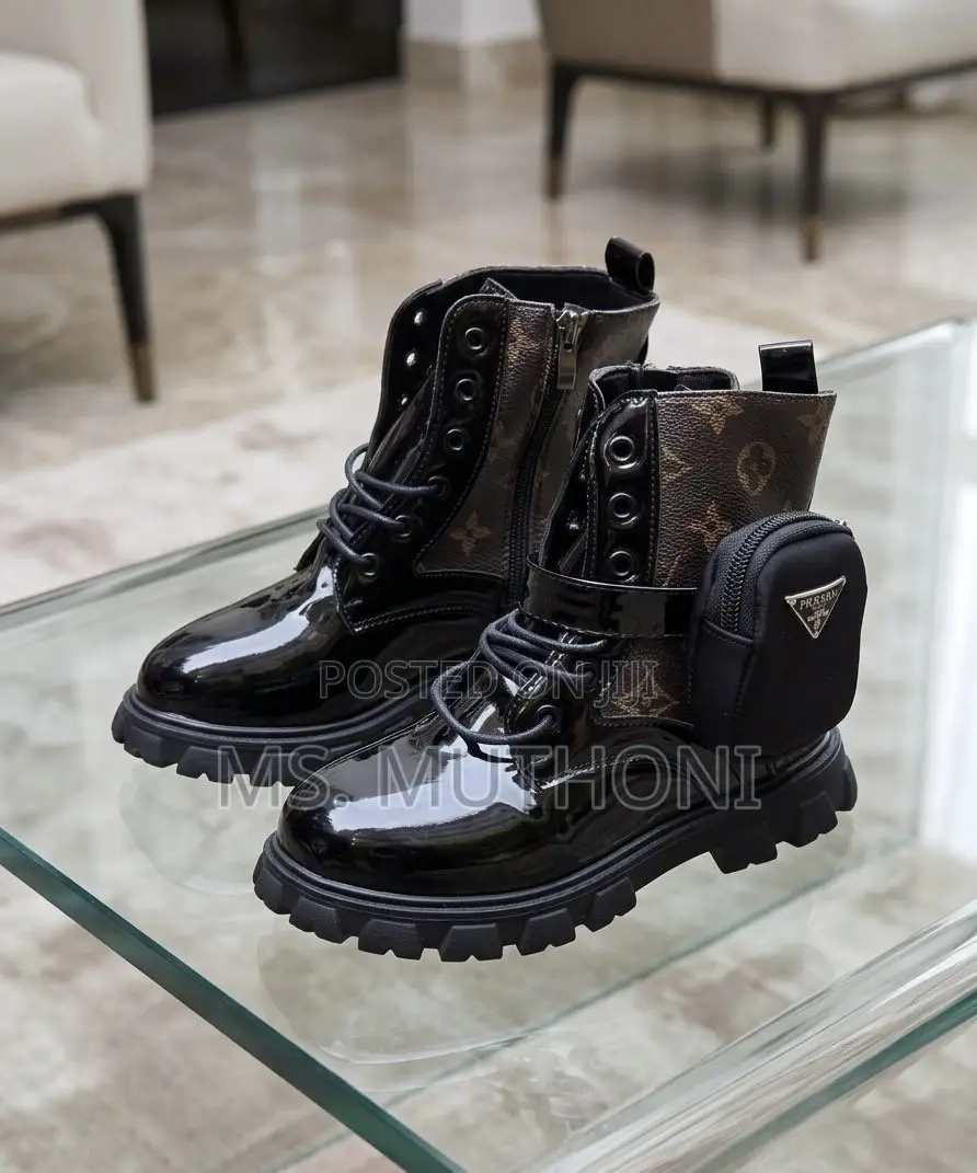 Girls Urban Luxe Prada Cargo Boots (25 27 28 35*