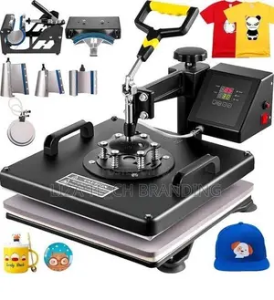 8 in 1 Combo Heat Press for T-Shirt,Cap,Mug,Plate