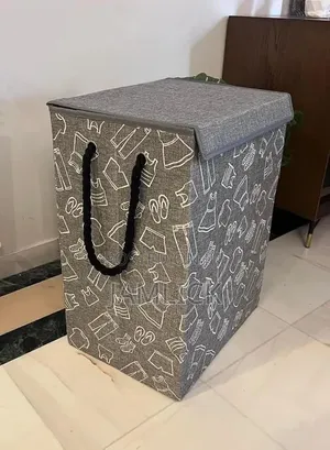 57L Pattern Laundry Storage Basket - HK