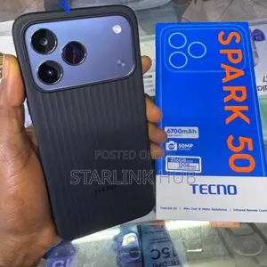 New Tecno Spark 50 128 GB Black