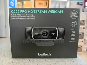 Logitech C922 Pro 1080P Stream HD Webcam - Black