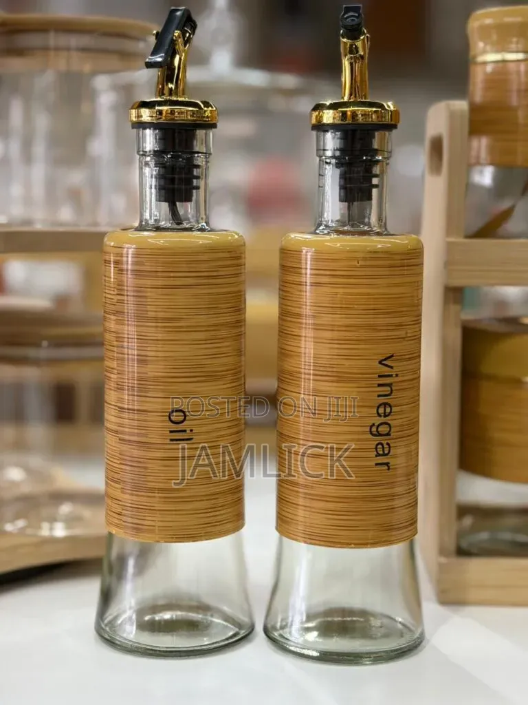 500ml Oil Vinegar Glass Dispenser - HK