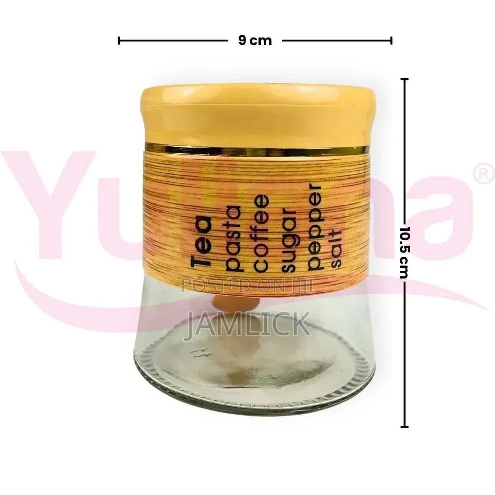 Glass Sugar Spice Storage Jar - HK