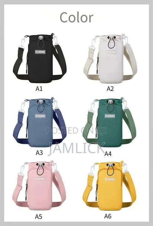 Water Bottle Carrier Bag With Adjustable Strap - HK - thumbnail 4