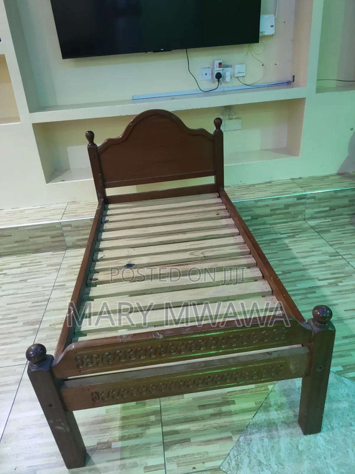 Mahogany Baby Bed