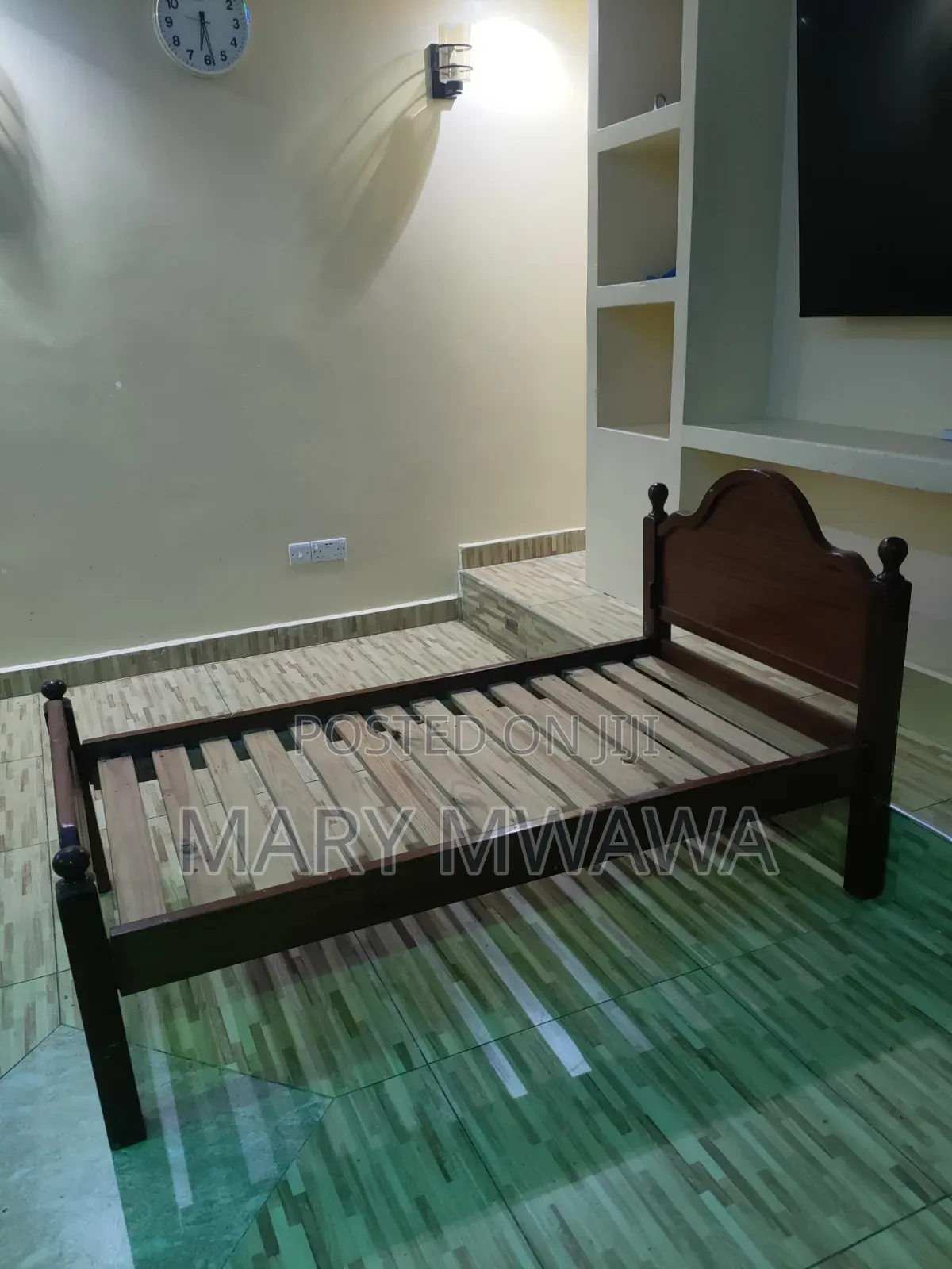 Mahogany Baby Bed