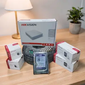 Easy Installation 4 Hikvision Full HD CCTV Cameras Complete System Kit