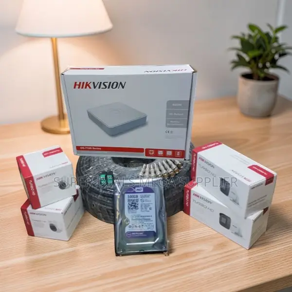 Easy Installation 4 Hikvision Full HD CCTV Cameras Complete System Kit