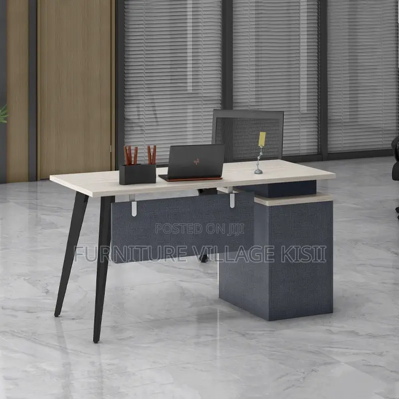 Office Desk; 1.2 Meter Office Desk With Cupboard and Drawers
