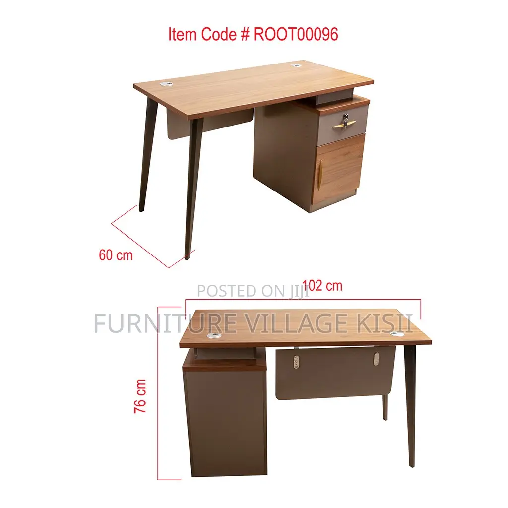 Office Desk; 1.2 Meter Office Desk With Cupboard and Drawers
