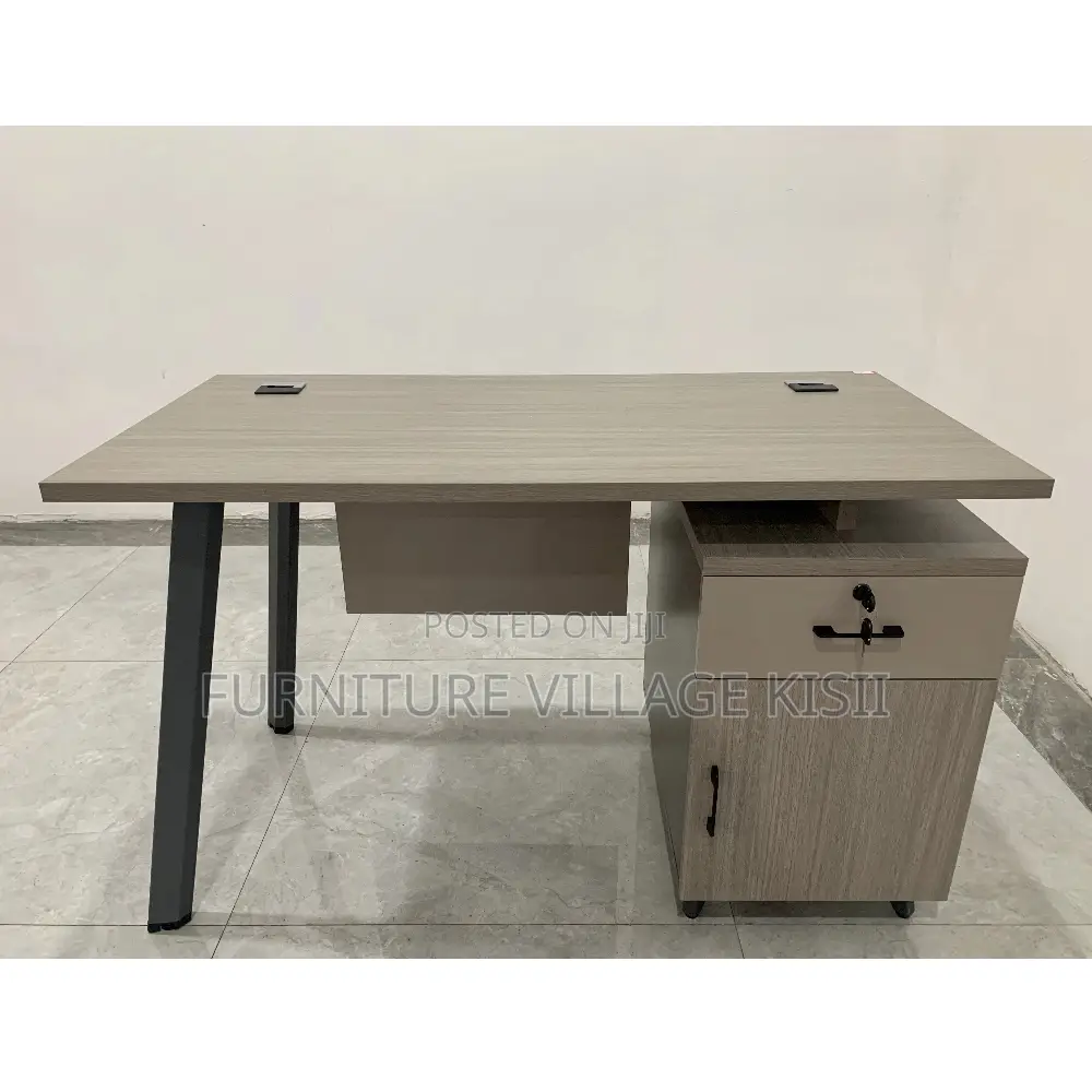 Office Desk; 1.2 Meter Office Desk With Cupboard and Drawers