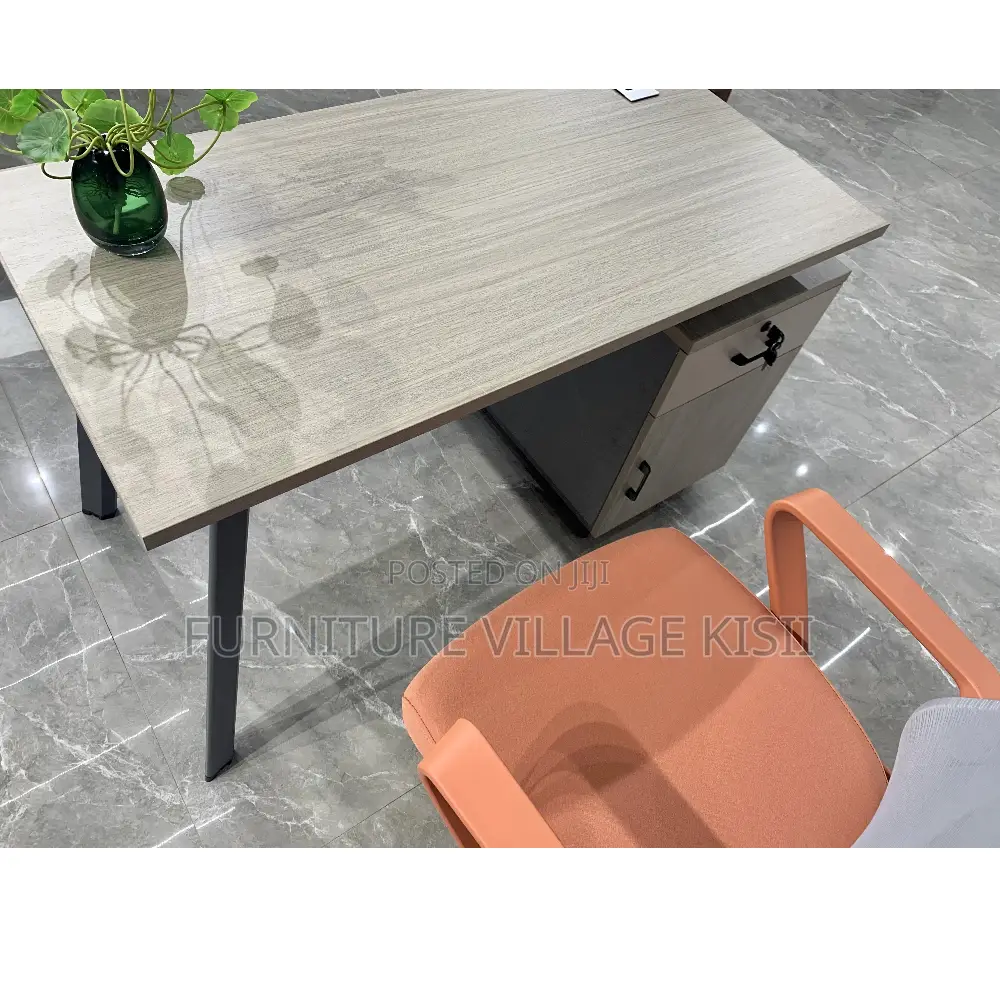 Office Desk; 1.2 Meter Office Desk With Cupboard and Drawers