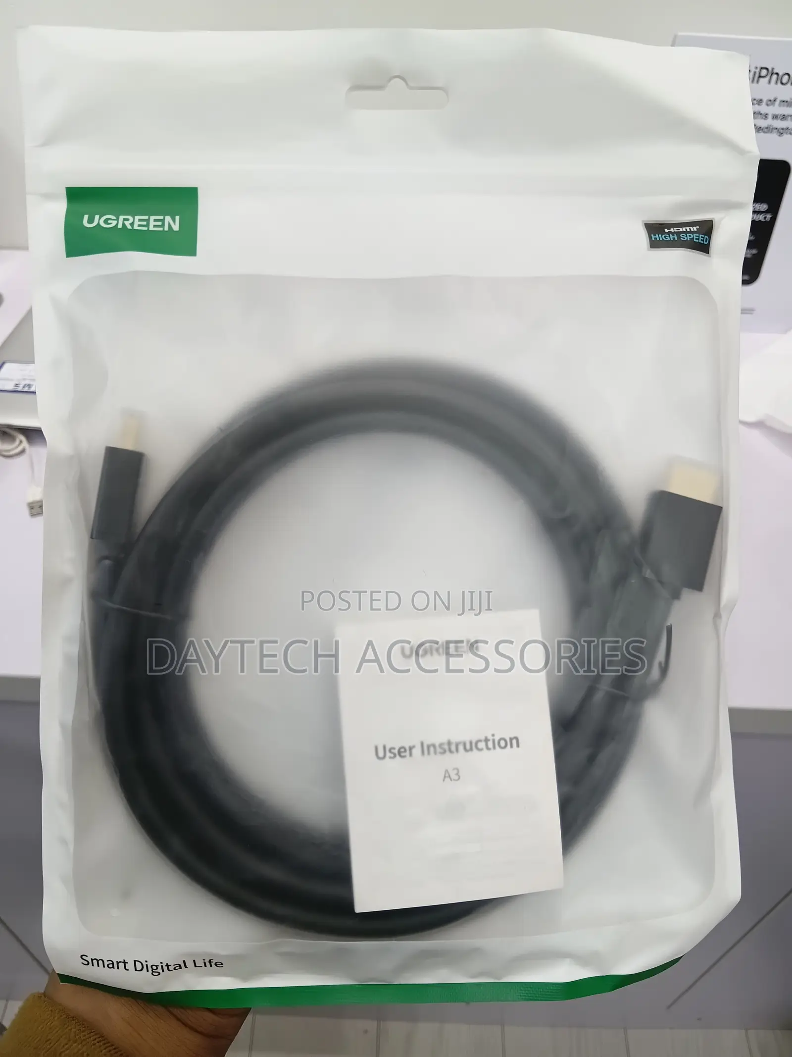 UGREEN HDMI 2.0 Male to Male Cable Black 3m - HD104