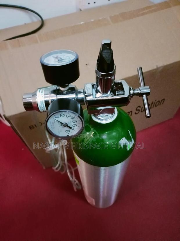 Pin Index 4.5m3 Oxygen Cylinder Complete With Regulator - main view