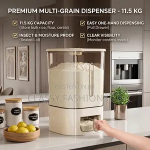 11.5 KG Rice Dispenser for Rice Cereals and Flour