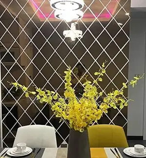 Glam Diamond Acrylic Home Decor Mirror