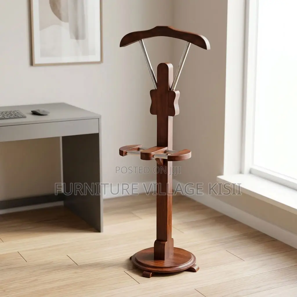 Wooden Mahogany Coat Hanger