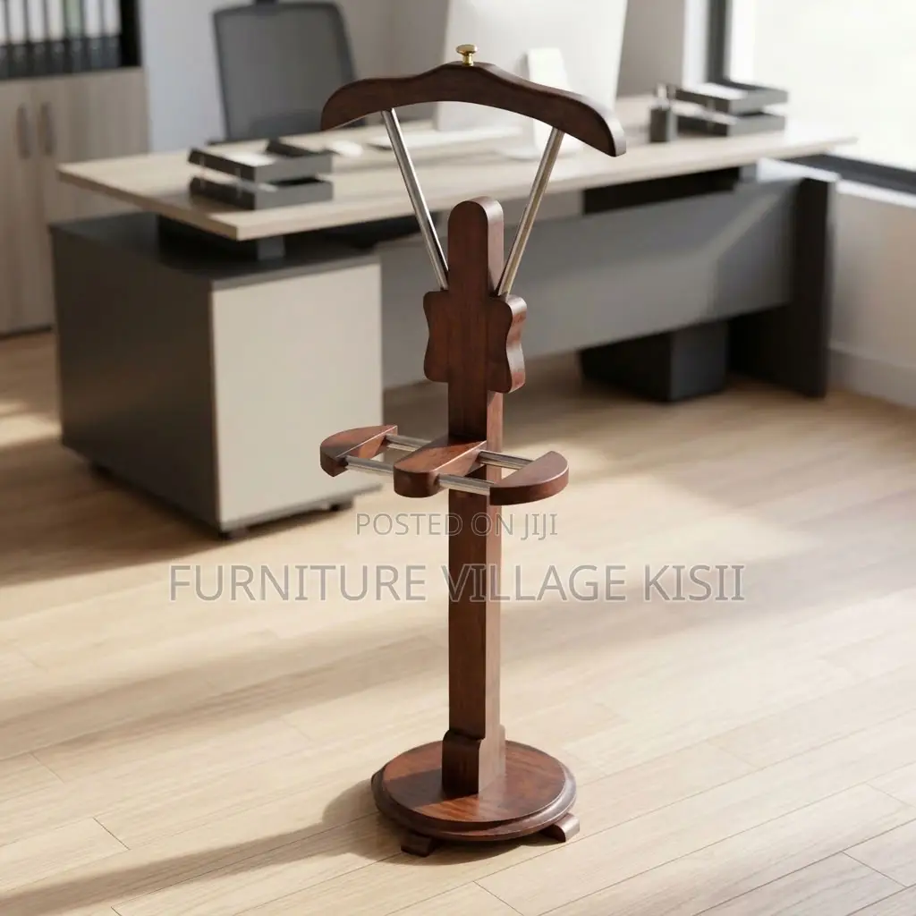 Wooden Mahogany Coat Hanger