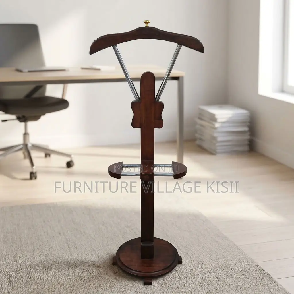Wooden Mahogany Coat Hanger