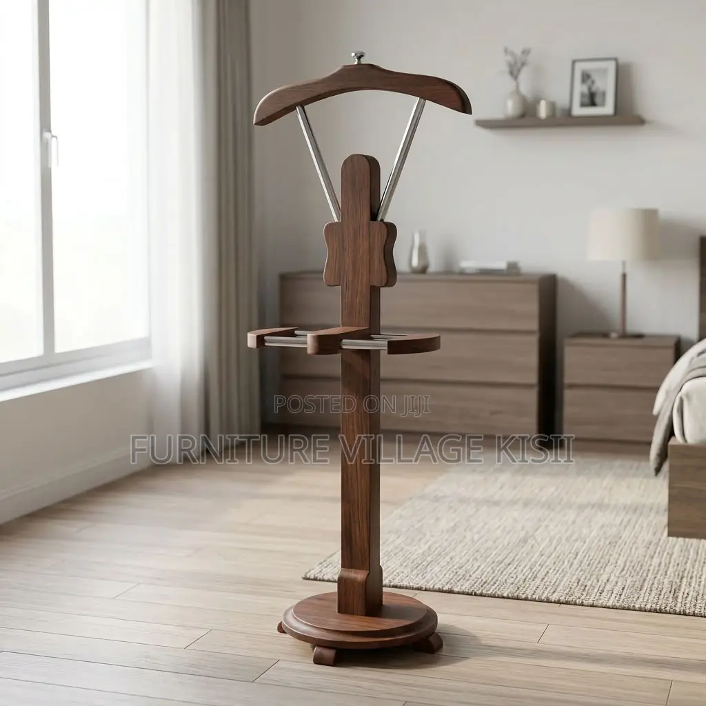 Wooden Mahogany Coat Hanger