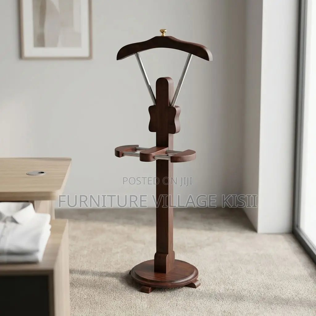 Wooden Mahogany Coat Hanger