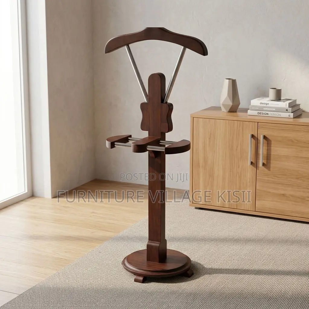 Wooden Mahogany Coat Hanger