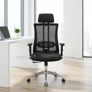 Swivel Mesh Office Chair - With Lumbar Support, Lecliner