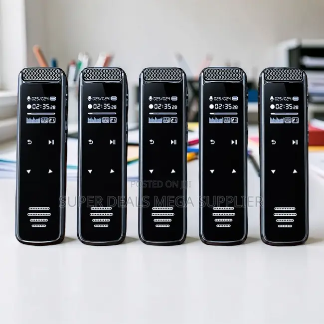 Noise Reduction Touch Screen Digital Audio Sound Voice Recorder