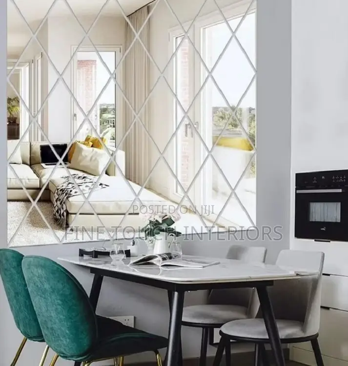 Interior Decor Diamond Acrylic Mirrors