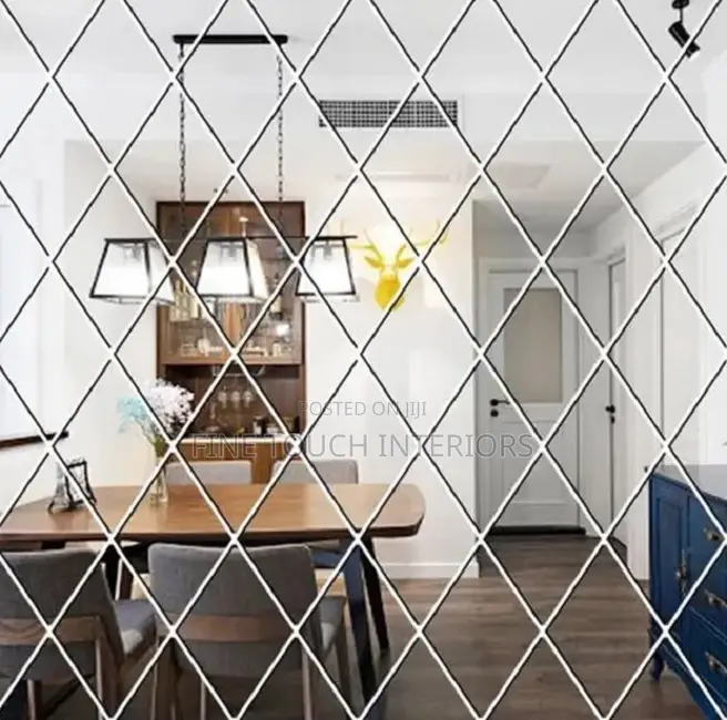 Sophisticated Diamond Acrylic Wall Decor