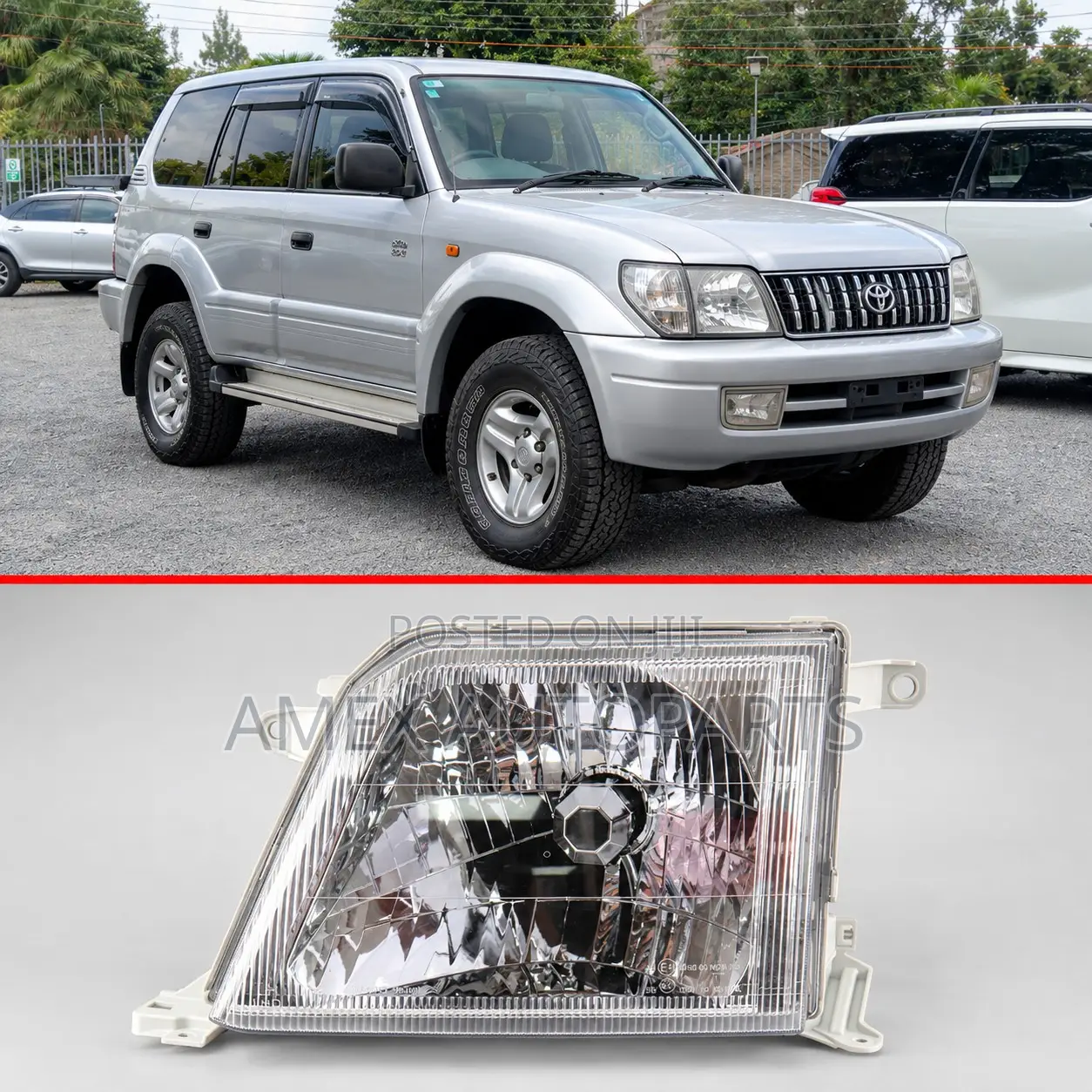 Head Lamp Toyota Land Cruiser Prado FJ95 2000 - 2002