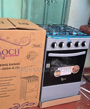 Full Gas Roch Cooker 50×55 Standing Model, Gas Oven
