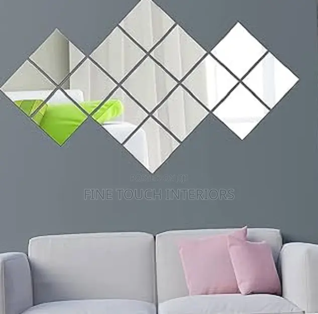 Home Office Diamond Acrylic Mirrors