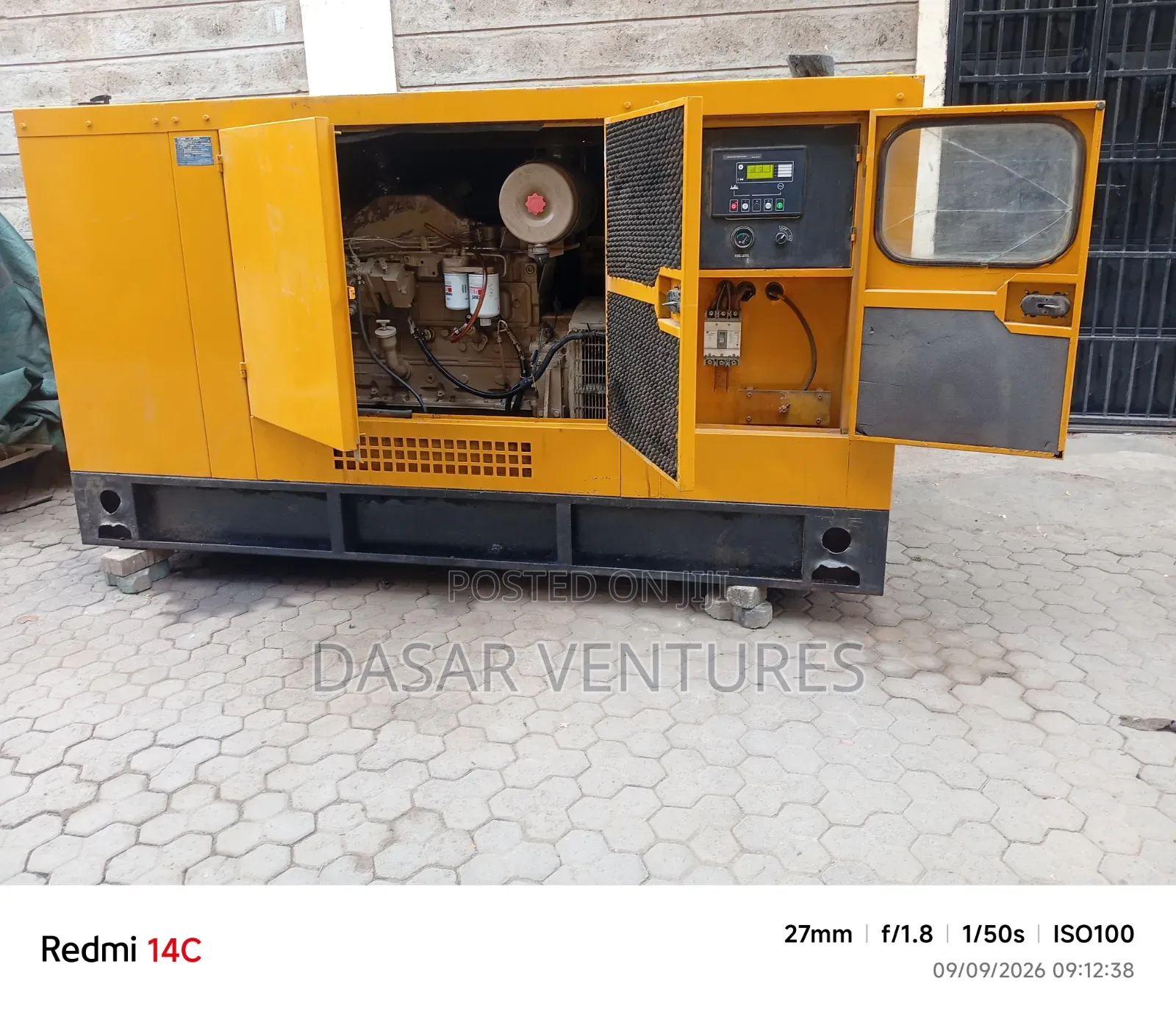 Cummins Generator 100kva Ex Uk