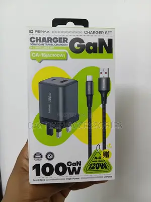 REMAX CA-15 100W GaN Foldable Travel Charger Set Fast Charging Adapter