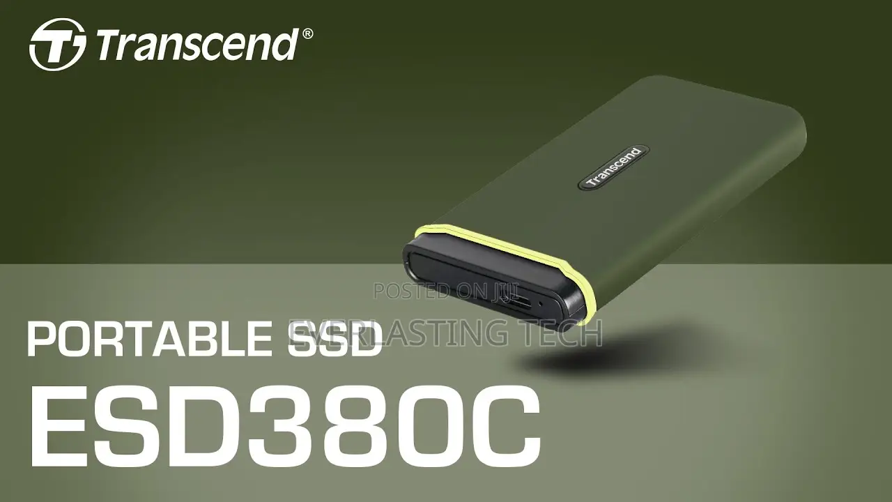 Transcend 1TB ESD380C Portable SSD Up to 2000mb/S Shock-Resistant