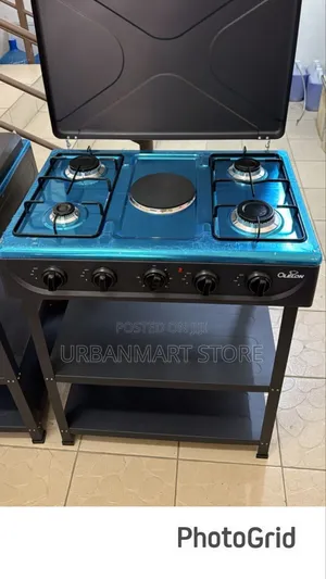 Olelon 4+1 Gas Cooker With Shelves