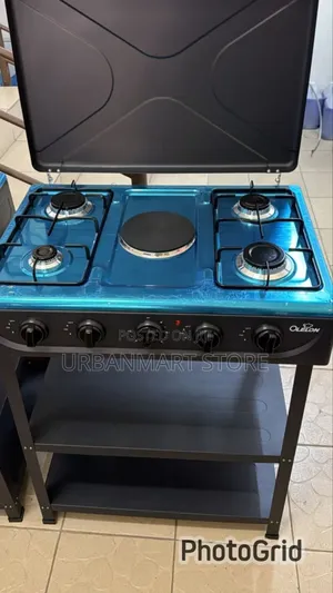 Olelon 4+1 Gas Cooker With Shelves