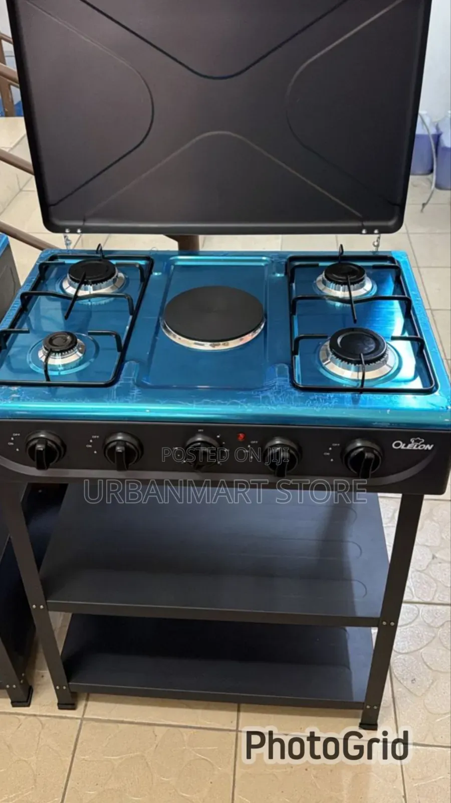 Olelon 4+1 Gas Cooker With Shelves