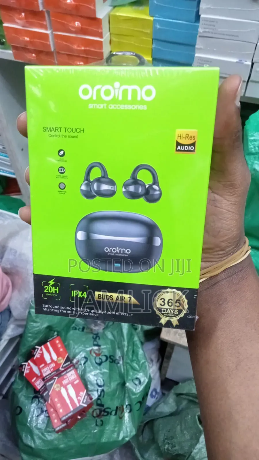 Oraimo Buds Air 7 Open-Ear Clip Style Earpods –AW