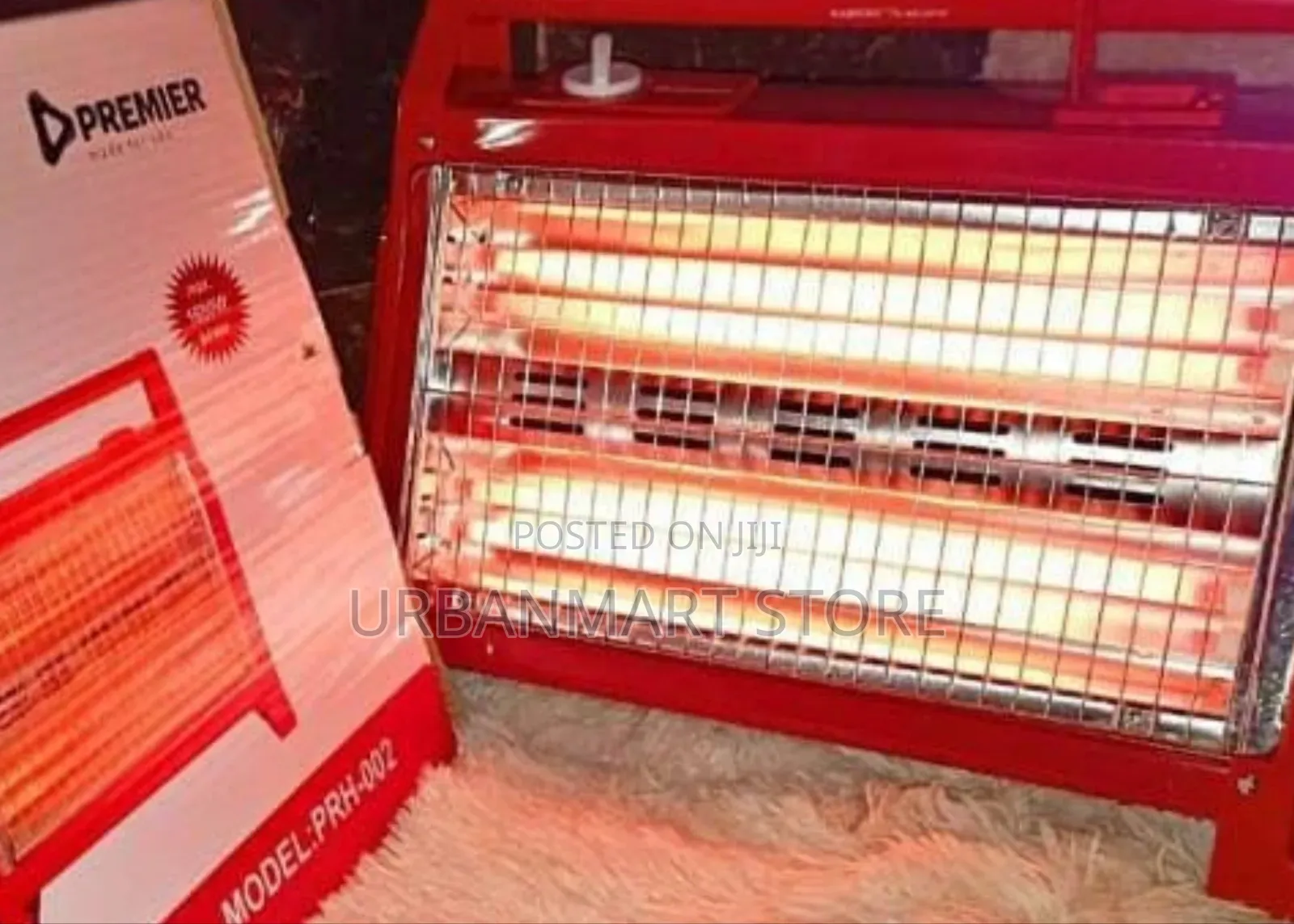 Premier 1600W Quartz Room Heater With Humidifier