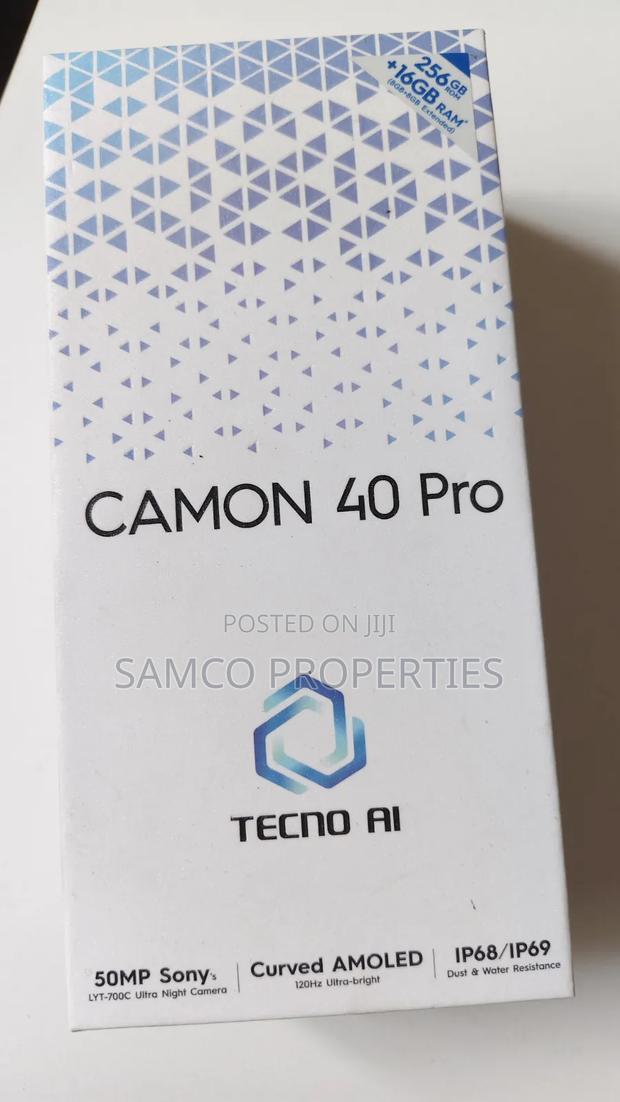 Tecno Camon 40 Pro 4G 256 GB Gray