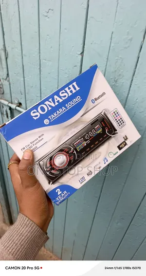 Sonashi Bluetooth Radio With Front Facing USB Port,SD/Memory Card Slot