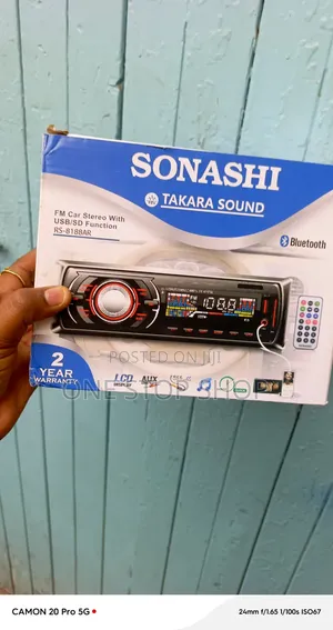 Sonashi Bluetooth Stereo With Wireless Remote Control,aux Input,wiring