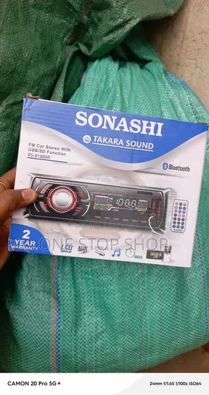 Sonashi Bluetooth Stereo With Wireless Remote Control,aux Input,wiring