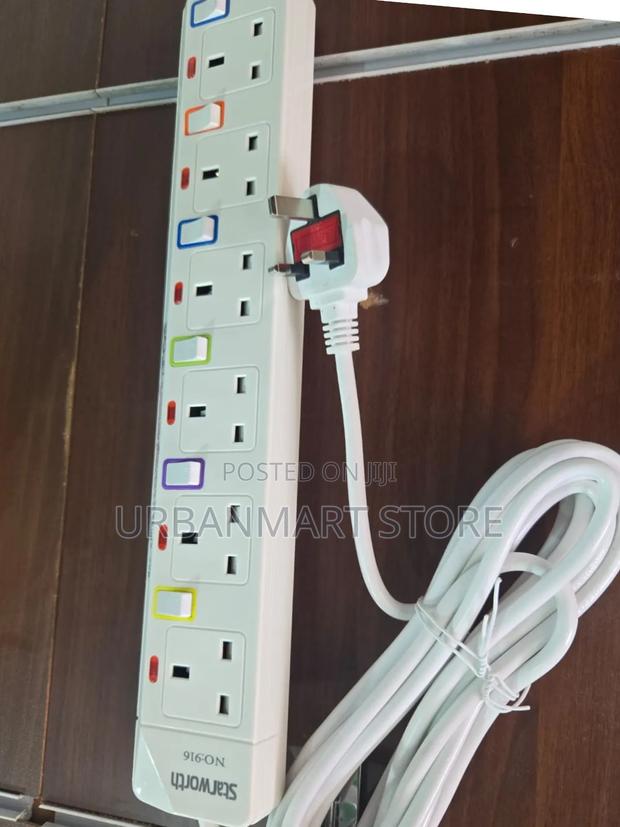 Starworth 6 Ways Socket 5M Extension Lead