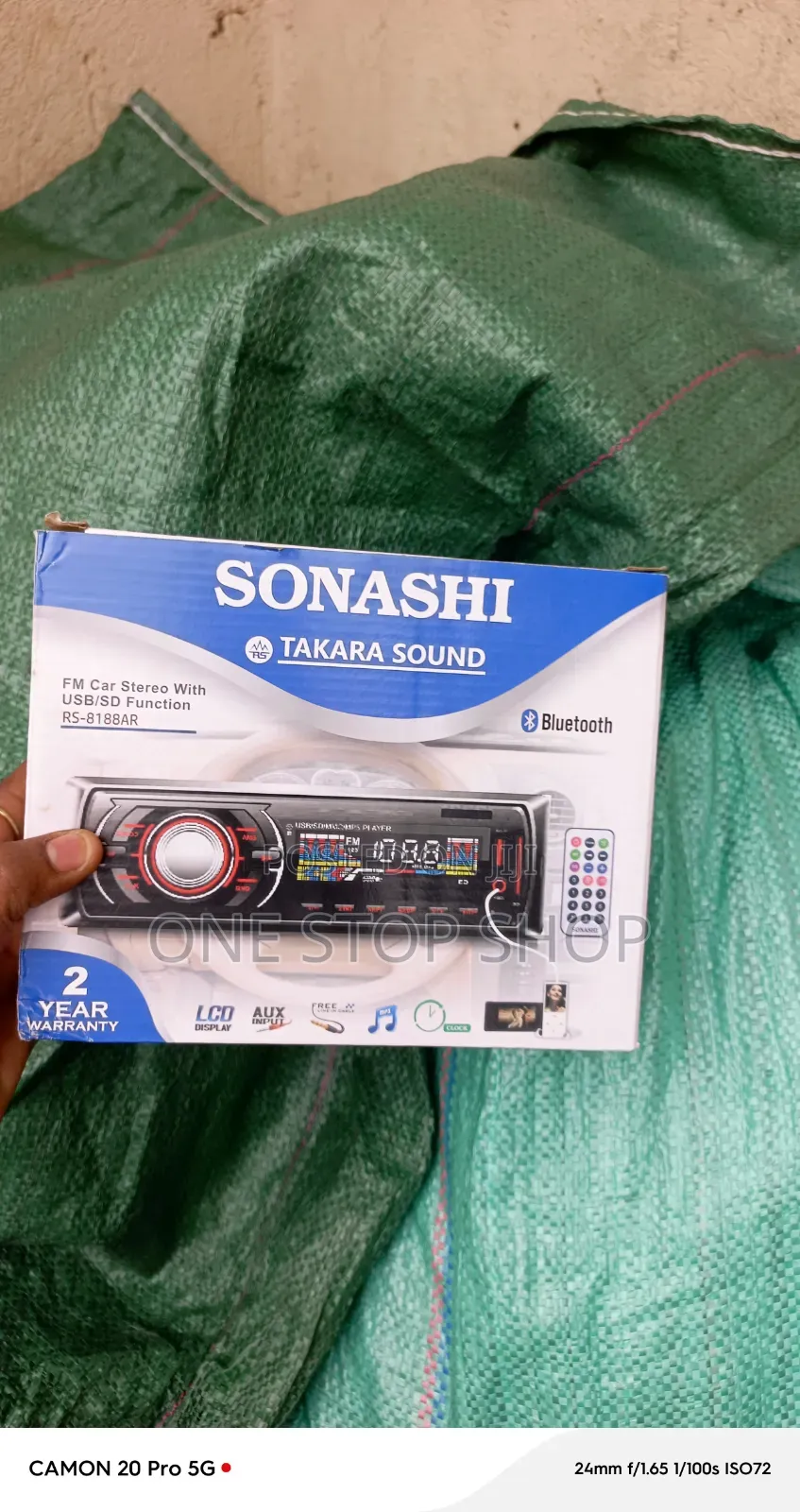 Sonashi Wireless Radio Music Streaming, USB and Aux Ports