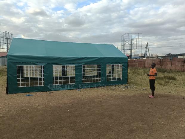 100-Seater Flat Roof Tent– Strong, Spacious Ready for Events/Storage